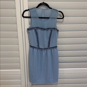 Sandro Light Blue Mini Dress